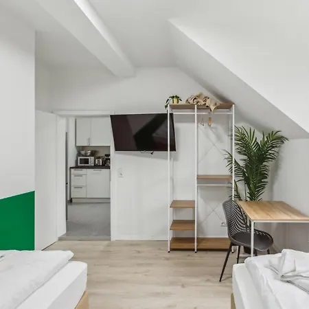 Jenapartments 4sz 8p Zentral, Terrasse, Waschtrockner Апартаменты