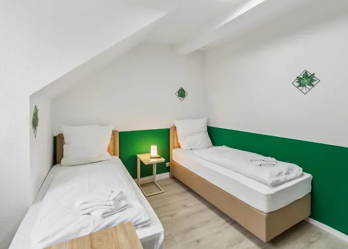 Appartement Jenapartments 4sz 8p Zentral, Terrasse, Waschtrockner Jena